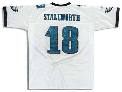 2006 PHILADELPHIA EAGLES STALLWORTH #18 REEBOK ON FIELD JERSEY (AWAY) XL