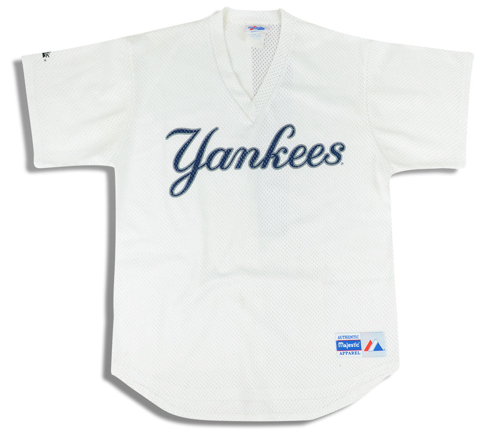 2000's NEW YORK YANKEES MAJESTIC JERSEY TEE L