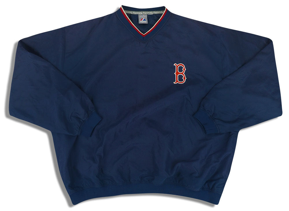 Majestic BOSTON RED SOX 2XL Warm-Up Long Sleeve Jersey w 2004