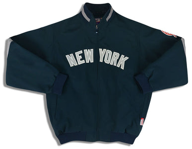 Chicago Cubs: 2000's Majestic 1/4 Zip Dugout Jacket (XL