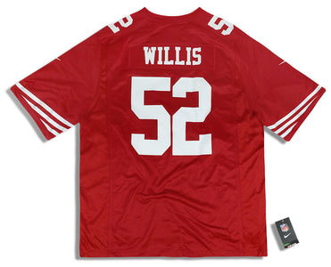 2012-14 SAN FRANCISCO 49ERS WILLIS #52 NIKE GAME JERSEY (HOME) 3XL - W/TAGS