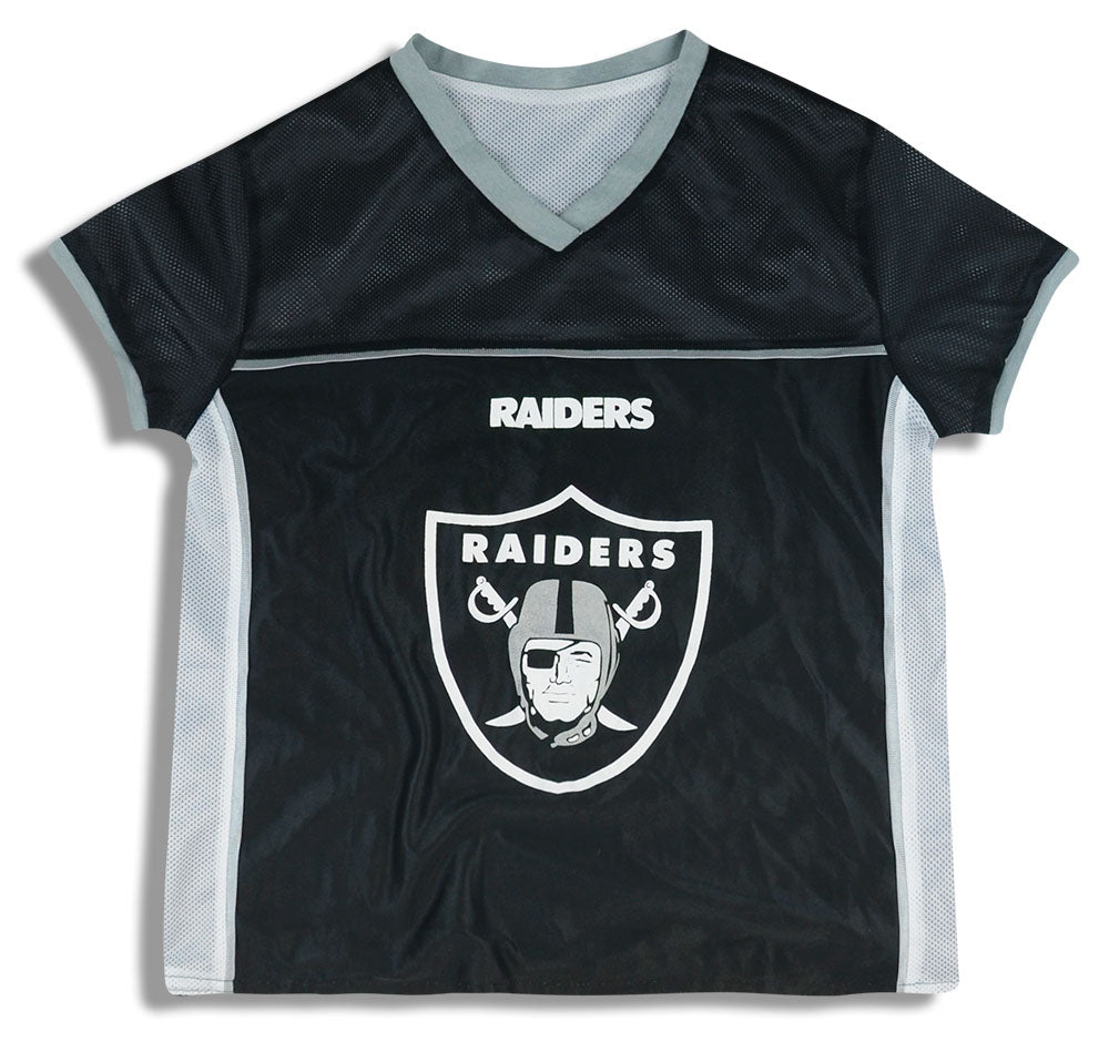 2010's OAKLAND RAIDERS NFL FLAG FOOTBALL REVERSIBLE JERSEY Y