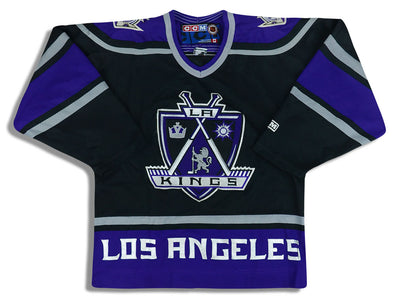 Vintage LA Kings Jersey Black Small CCM NHL Los,  Canada