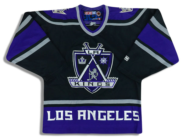 2001-02 LA KINGS ALLISON #41 CCM JERSEY (AWAY) M