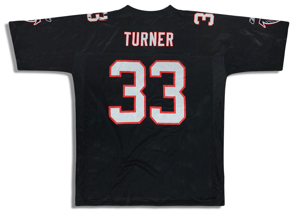 2008-11 ATLANTA FALCONS TURNER #33 REEBOK ON FIELD JERSEY (HOME) M