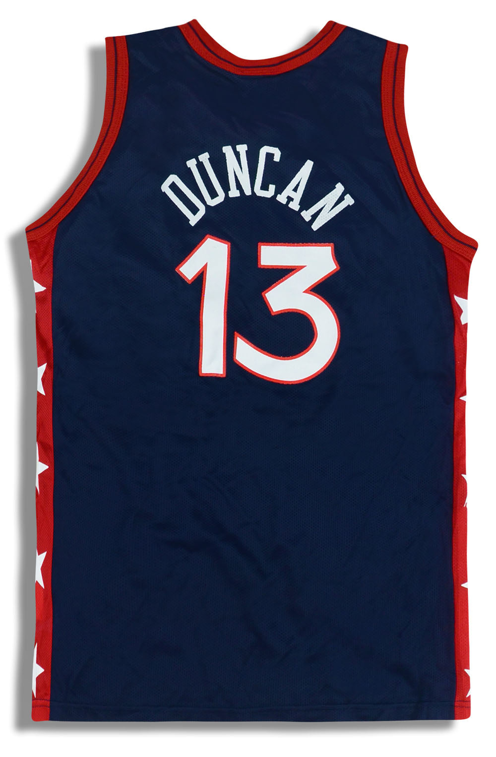 1999 USA DUNCAN #13 CHAMPION JERSEY (AWAY) Y