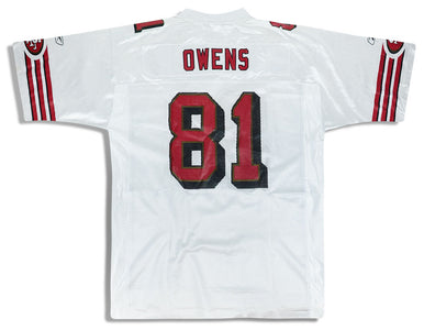 2002 San Francisco 49ers Terrell Owens #81 Game Issued White