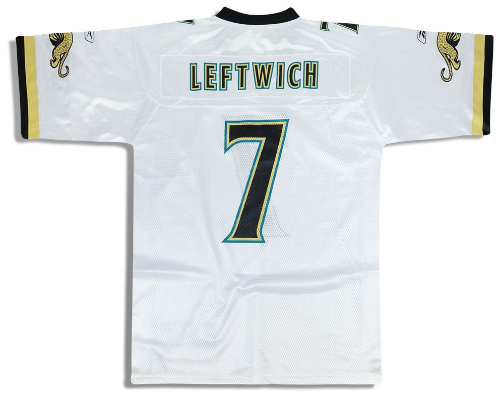 Vintage Jackson Jaguars Jersey Byron Leftwich Kids Jersey Florida Reebok M