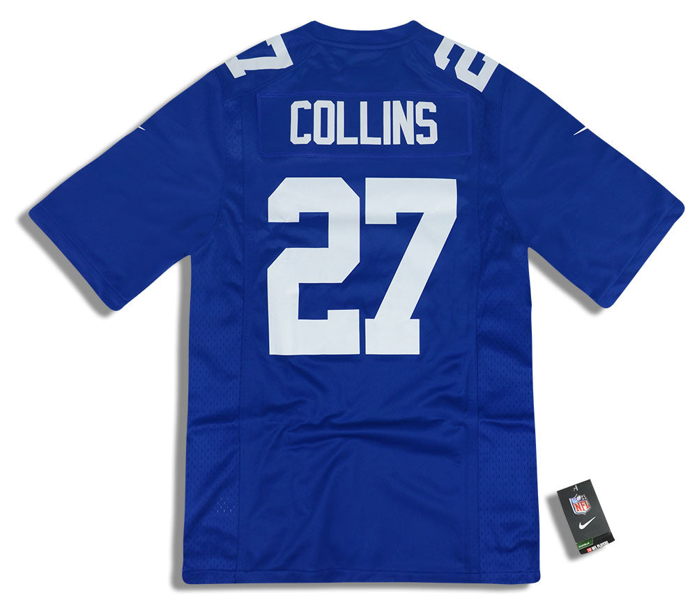 2018 NEW YORK GIANTS COLLINS #27 NIKE GAME JERSEY (HOME) S - W/TAGS