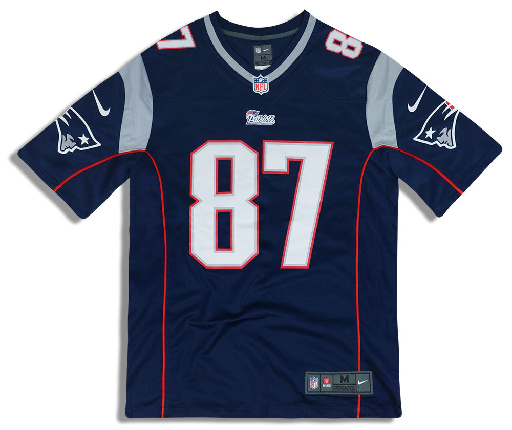 2018 NEW ENGLAND PATRIOTS GRONKOWSKI #87 NIKE GAME JERSEY (HOME) M - *AS NEW*