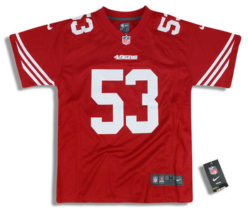 2017 SAN FRANCISCO 49ERS BOWMAN #53 NIKE GAME JERSEY (HOME) Y - W/TAGS