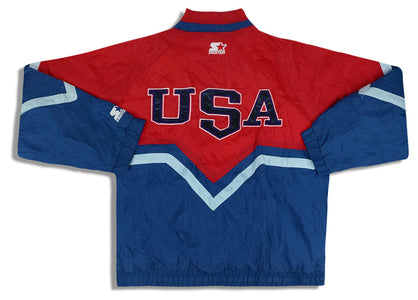 1996 TEAM USA ATLANTA OLYMPIC GAMES STARTER WINDBREAKER L
