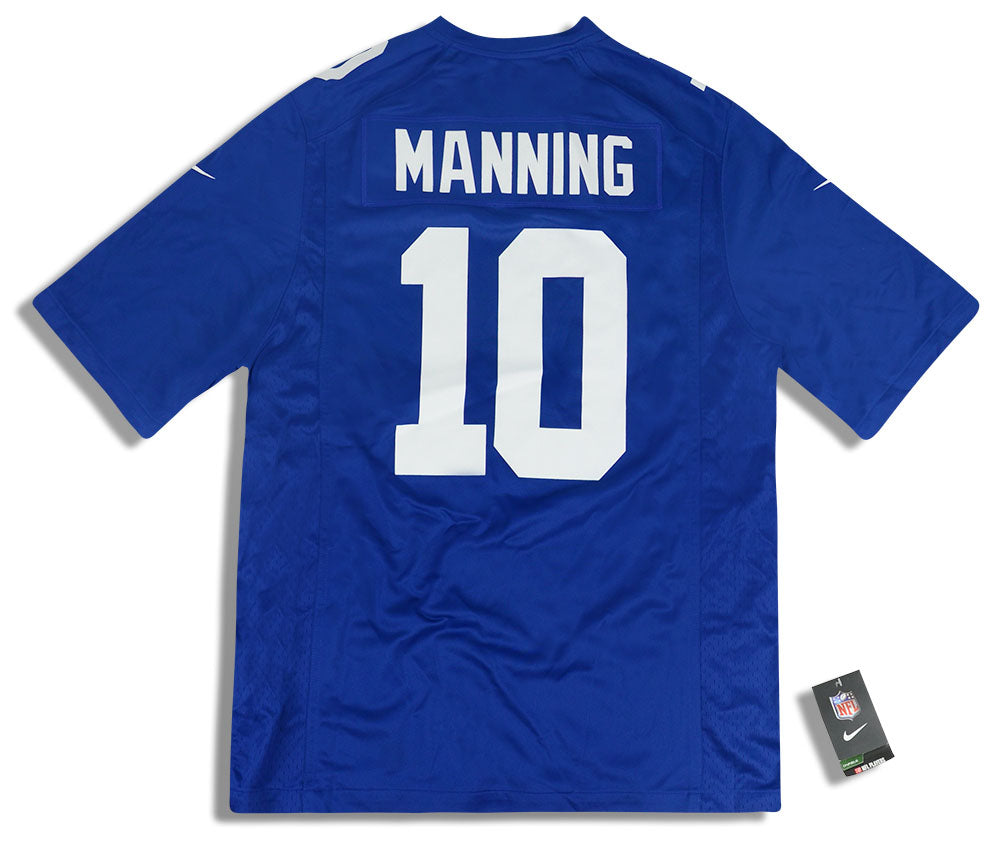 2019 NEW YORK GIANTS MANNING #10 NIKE GAME JERSEY (HOME) L - W/TAGS