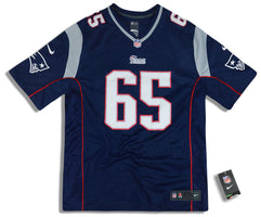 2018-19 NEW ENGLAND PATRIOTS MARKWELL #65 NIKE GAME JERSEY (HOME) XXL - W/TAGS