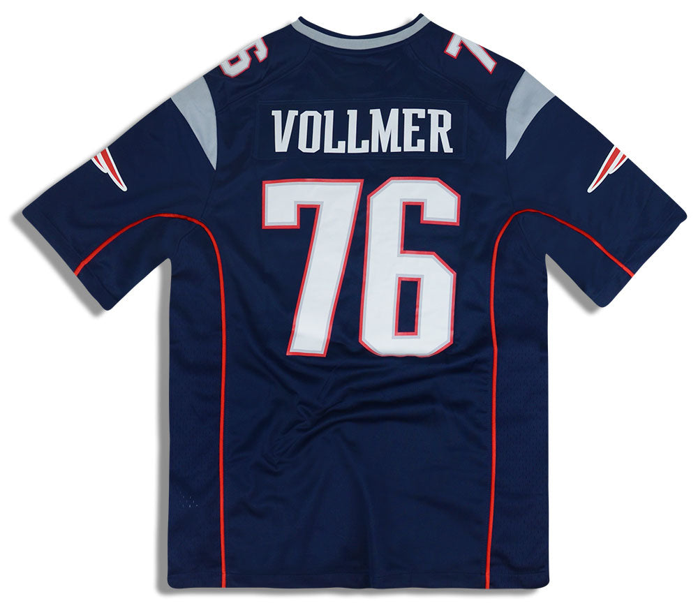 2016 NEW ENGLAND PATRIOTS VOLLMER #76 NIKE GAME JERSEY (HOME) M - *AS NEW*