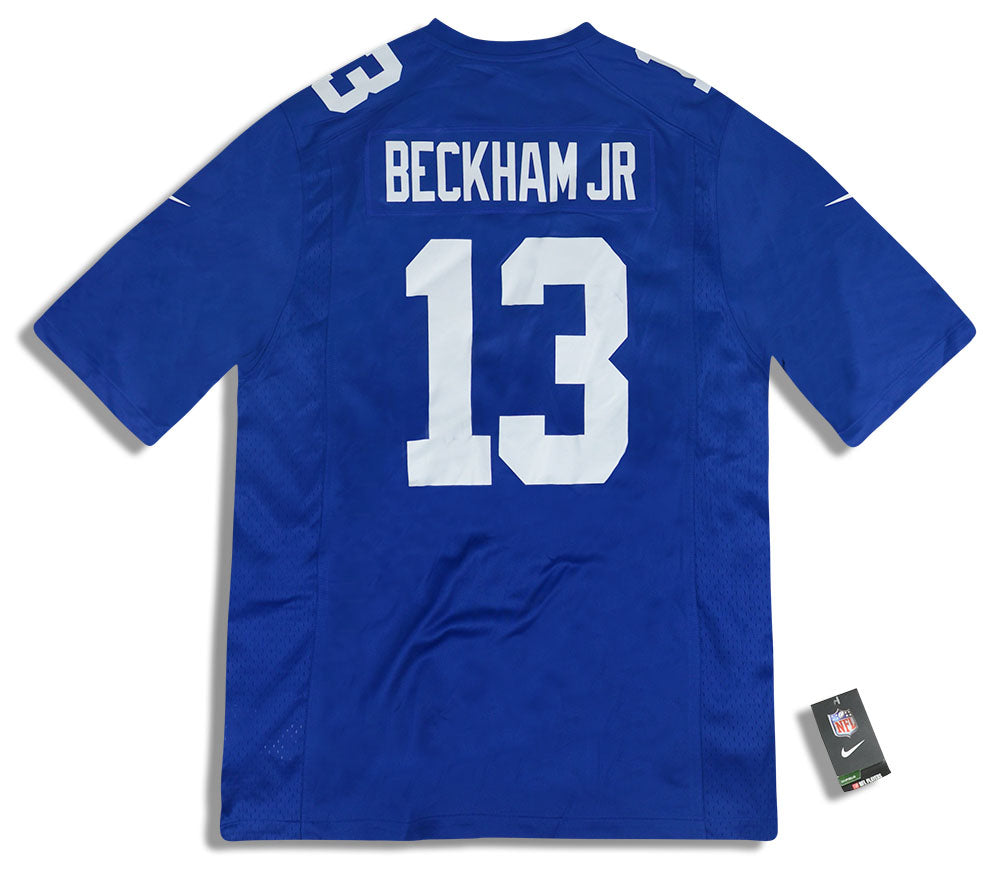 2018 NEW YORK GIANTS BECKHAM JR. #13 NIKE GAME JERSEY (HOME) L - W/TAGS