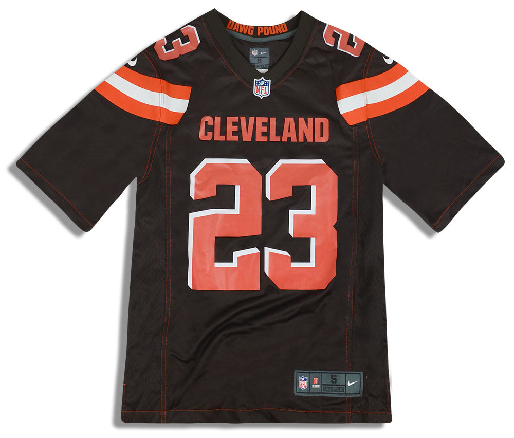 2016 CLEVELAND BROWNS HADEN #23 NIKE GAME JERSEY (HOME) S - *AS NEW*