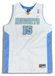 2003-04 DENVER NUGGETS ANTHONY #15 NIKE SWINGMAN JERSEY (HOME) Y