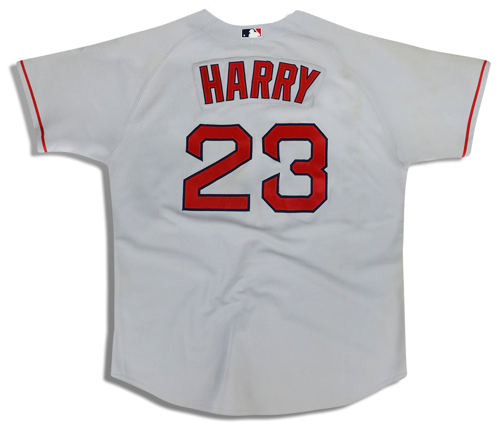 2005-08 BOSTON RED SOX HARRY #23 AUTHENTIC MAJESTIC JERSEY (AWAY) XXL -  Classic American Sports