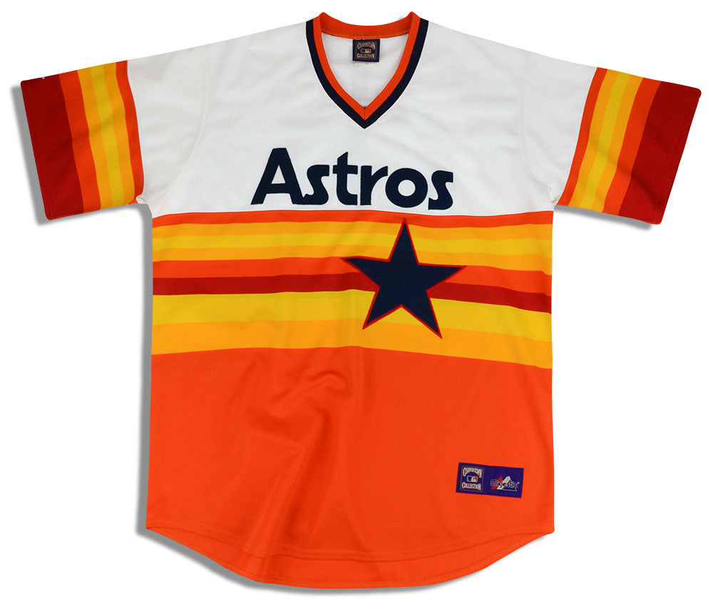 1980's HOUSTON ASTROS MAJESTIC COOPERSTOWN COLLECTION JERSEY (HOME) XX -  Classic American Sports