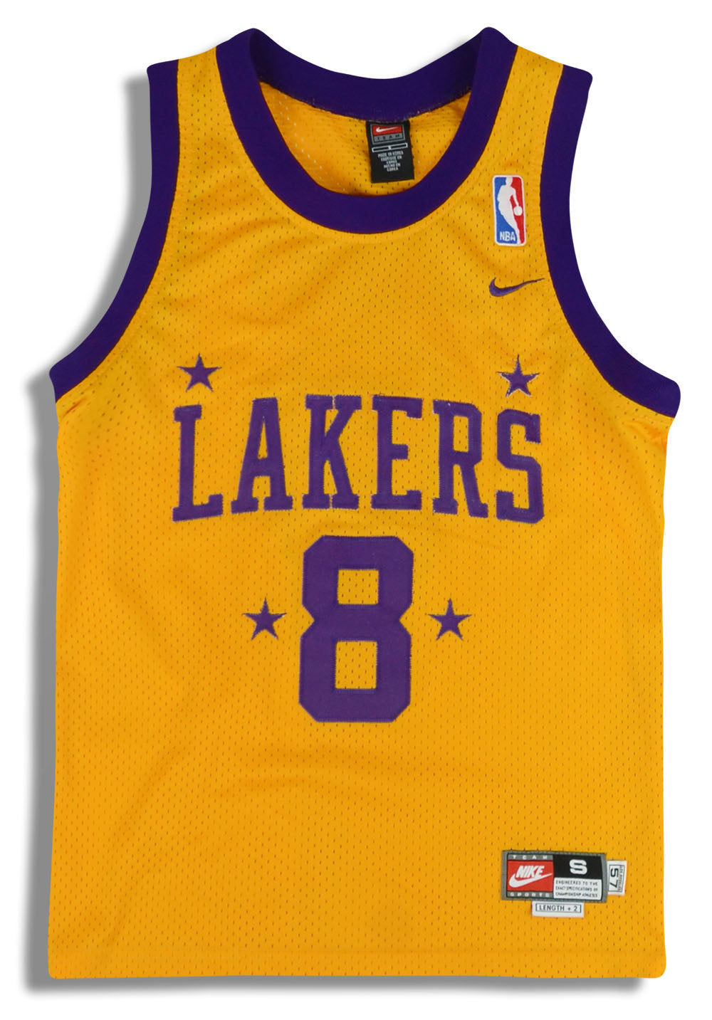 Vintage Los Angeles Lakers Kobe Bryant Nike Rewind Jersey Sewn M Black '57  Rare