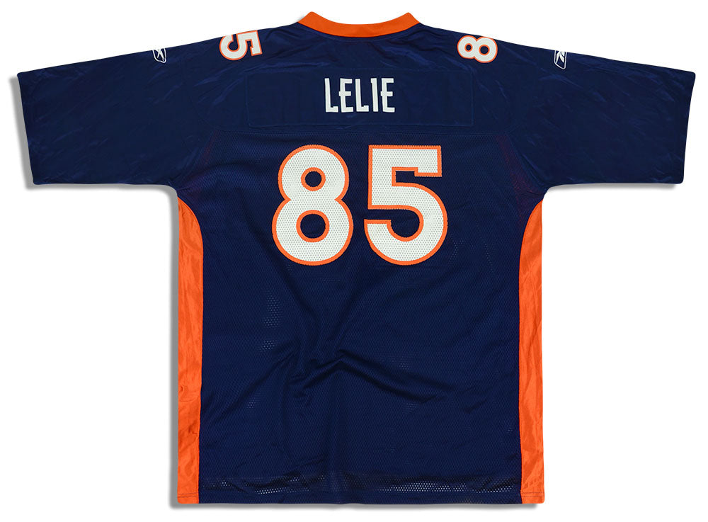 Denver Broncos Jersey Mens 2XL Blue #85 Lelie Reebok NFL