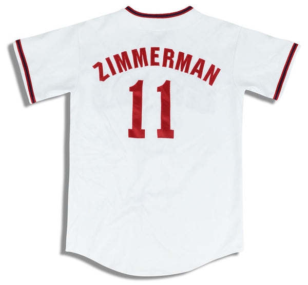 Ryan Zimmerman #11 Washington Nationals “Ponle Acento” MLB Team Issued  Black Men's XL Majestic Shirt