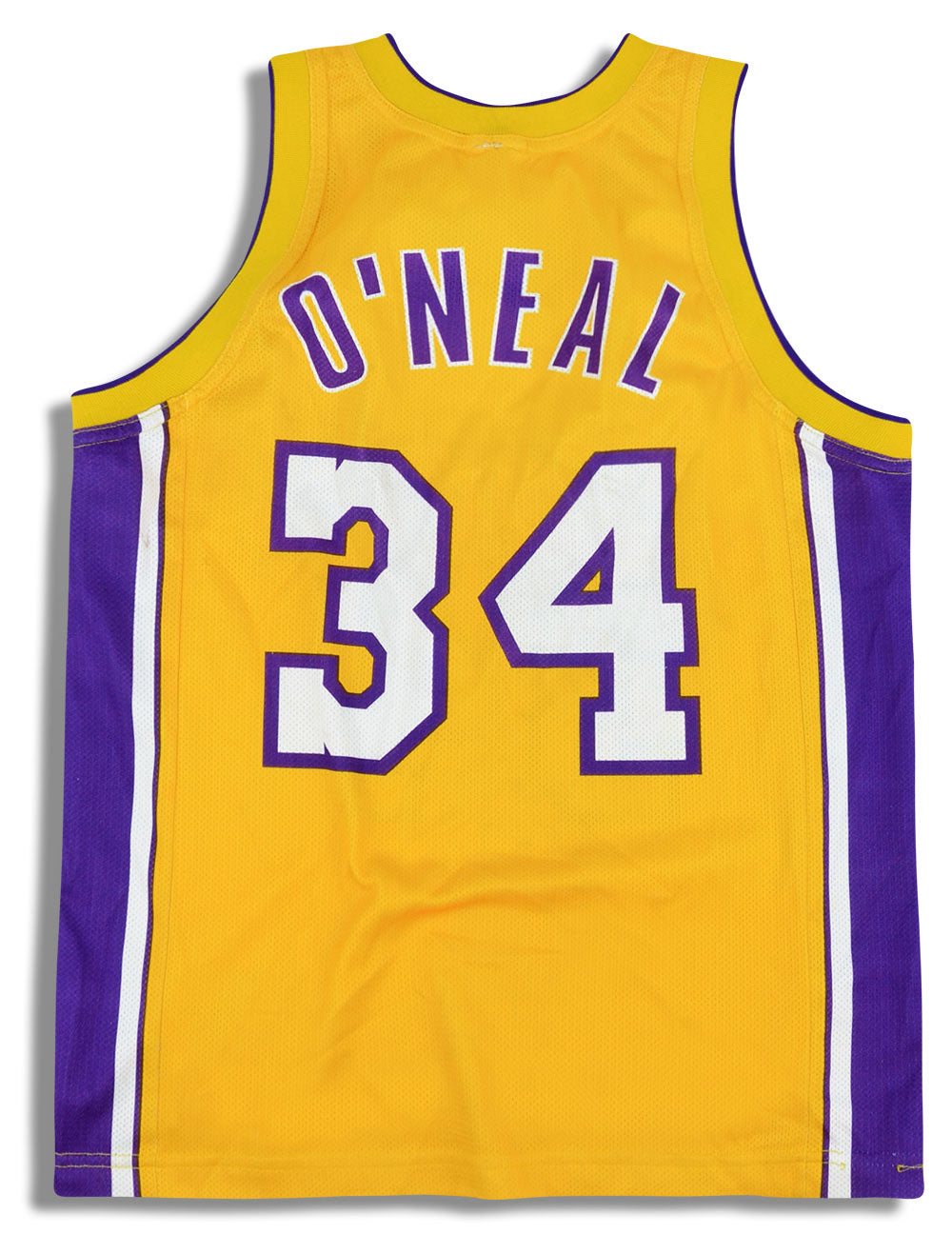 1996-99 LA LAKERS O'NEAL #34 CHAMPION JERSEY (HOME) S - Classic