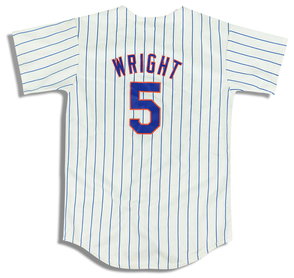 2012-13 NEW YORK METS WRIGHT #5 MAJESTIC JERSEY (HOME) Y