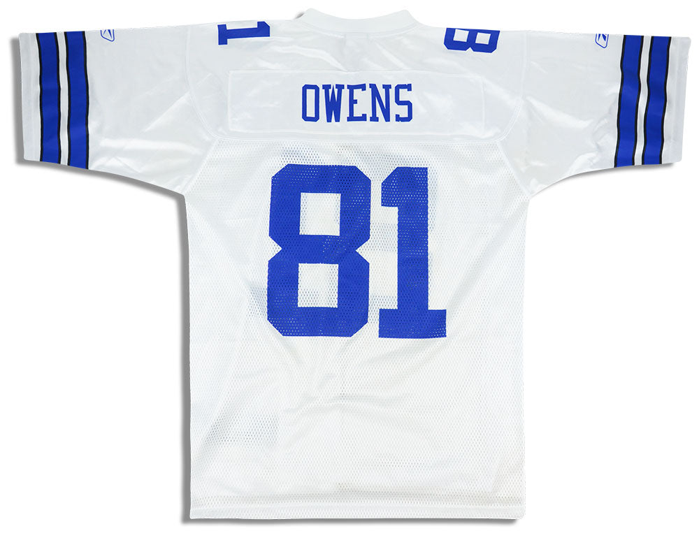 2007 DALLAS COWBOYS OWENS #81 REEBOK ON FIELD JERSEY (HOME) S - Classic  American Sports