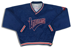 1990's CLEVELAND INDIANS CHALK LINE PULLOVER Y