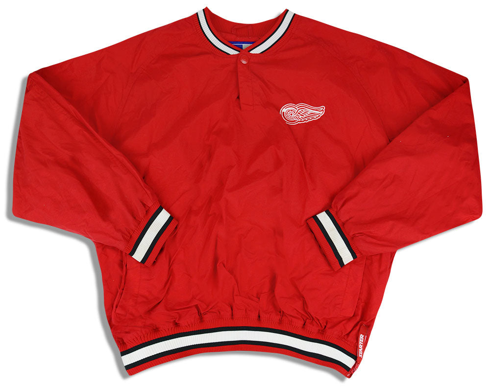 Detroit Red Wings Vintage 90s Pro Player Zip Up Windbreaker Jacket