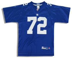2008 NEW YORK GIANTS UMENYIORA #72 REEBOK ON FIELD JERSEY (HOME) Y