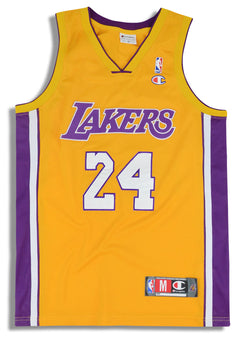 2006-10 AUTHENTIC LA LAKERS BRYANT #24 CHAMPION JERSEY (HOME) M