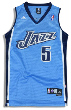 2006-10 UTAH JAZZ BOOZER #5 ADIDAS SWINGMAN JERSEY (ALTERNATE) S - Classic  American Sports