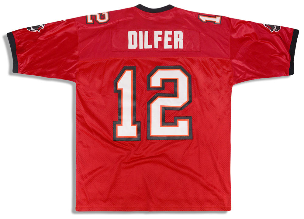 1997-99 TAMPA BAY BUCCANEERS DILFER #12 STARTER JERSEY (HOME) XXL