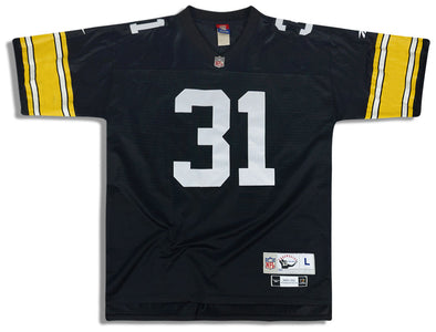 1978 PITTSBURGH STEELERS SHELL #31 REEBOK THROWBACK JERSEY (HOME) L