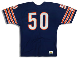 1984-89 CHICAGO BEARS SINGLETARY #50 MACGREGOR SAND-KNIT JERSEY (HOME) L