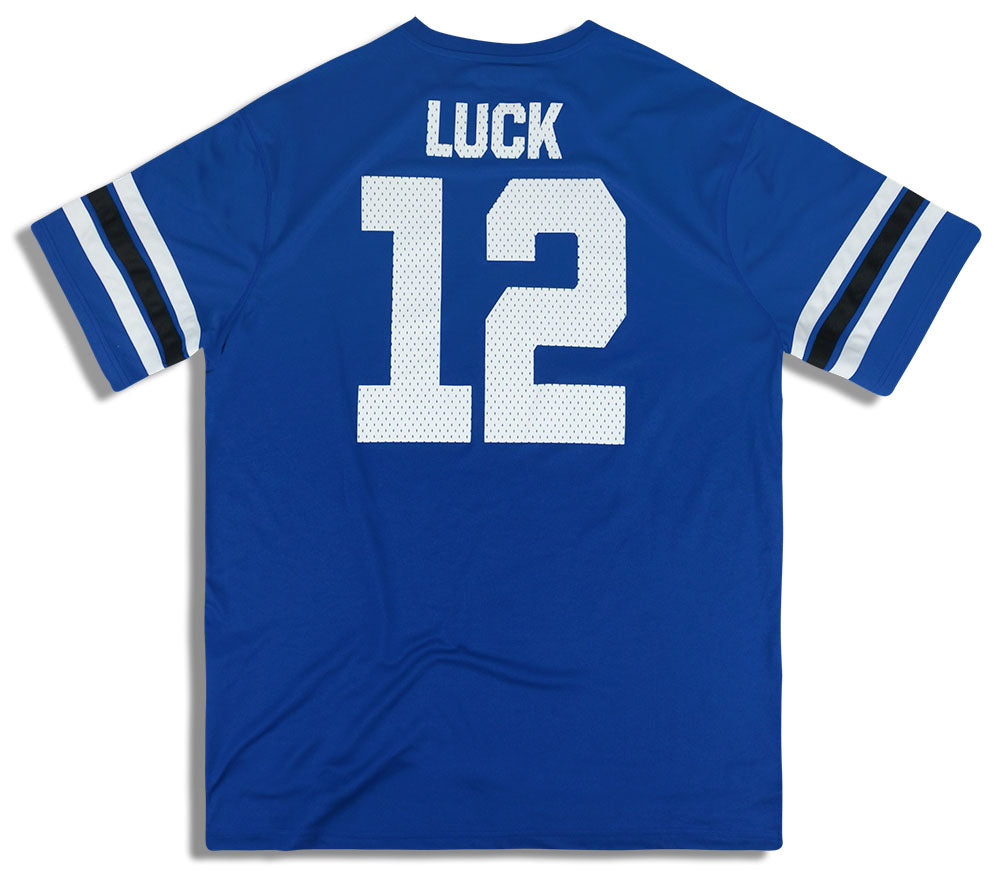 2016 INDIANAPOLIS COLTS LUCK #12 JERSEY TEE (HOME) XL