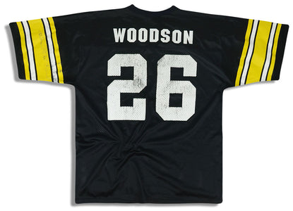 1992-96 PITTSBURGH STEELERS WOODSON #26 LOGO ATHLETIC JERSEY (HOME) M