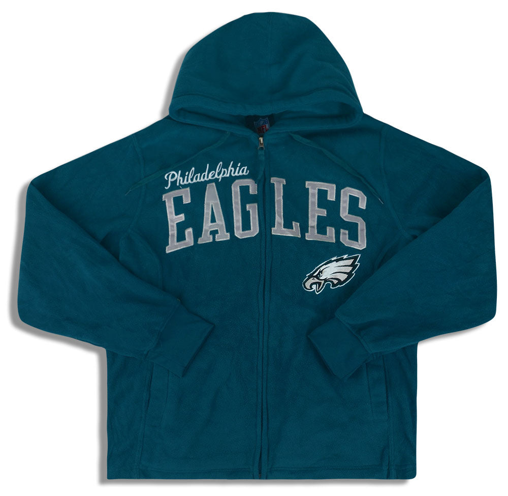 2010's PHILADELPHIA EAGLES NFL HOODED FLEECE JACKET L