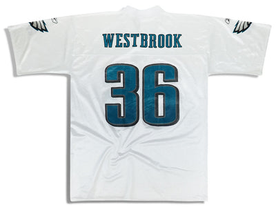 2005-06 PHILADELPHIA EAGLES WESTBROOK #36 REEBOK REPLICA JERSEY (AWAY) L