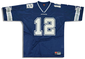 Dallas Cowboys #24 Barber (M) NFL Authentic Jersey Football vtg. Blue Star