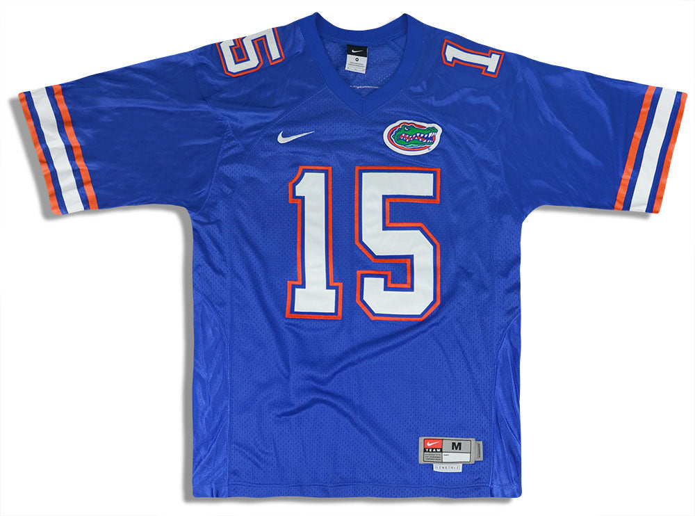 2006-09 FLORIDA GATORS TEBOW #15 AUTHENTIC NIKE JERSEY (HOME) M