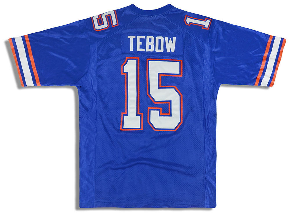 2006-09 FLORIDA GATORS TEBOW #15 AUTHENTIC NIKE JERSEY (HOME) M