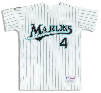 2003 FLORIDA MARLINS WILLIAMS #4 AUTHENTIC RUSSELL ATHLETIC JERSEY (HO -  Classic American Sports