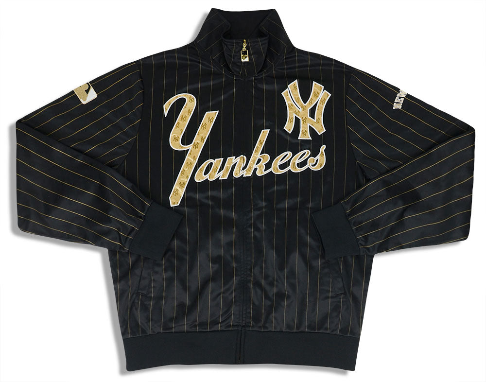 2000's NEW YORK YANKEES MAJESTIC COOPERSTOWN TRACK JACKET XL - Classic  American Sports