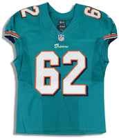 2012 MIAMI DOLPHINS COOK #62 NIKE GAME WORN JERSEY (HOME) XL