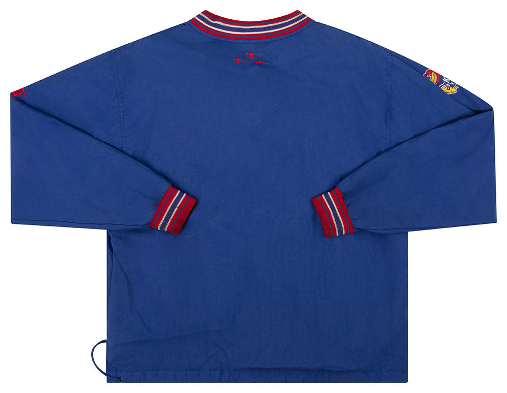 1990's KANSAS JAYHAWKS CHAMPION PULLOVER WINDBREAKER JACKET M