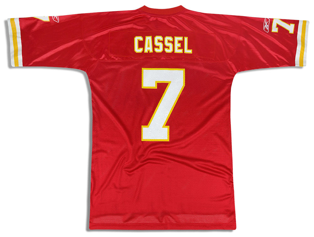 KANSAS CITY CHIEFS: The Chiefs logo gets a jagged rework and uniform  stripes to match. The number font gets a bevelled treatment. The fauxback  alternate harkens back to the Dallas Texans.